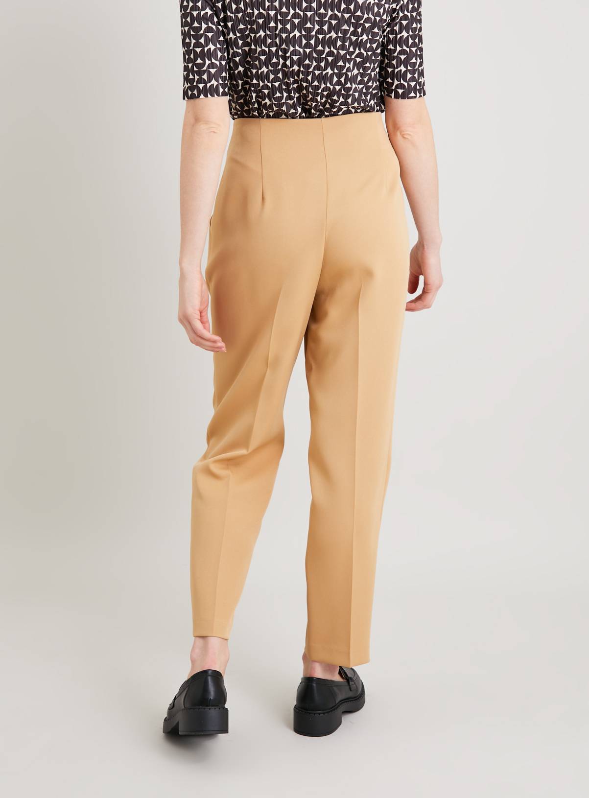 Light Brown High Waisted Tapered Coord Trousers - 10 - Image 4